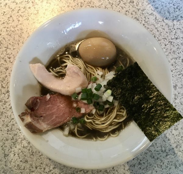 「味玉煮干しラーメン」@破壊的イノベーションの写真