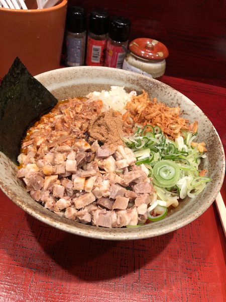 「肉のせまぜそば」@食処 渓の写真