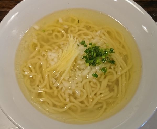 「ぬちまーす塩そば 素 ￥600」@中華そば ひしおの写真