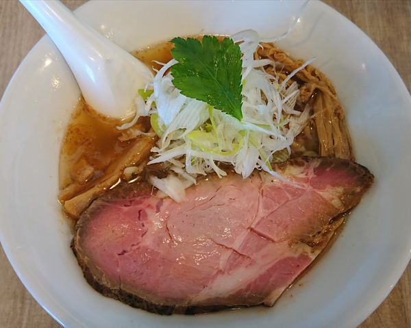 「海老汐らぁめん 八分盛 ￥800」@らぁめん蓮華の写真