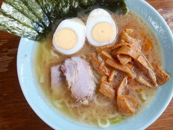 「のりめんまラーメン＋味付玉子」@まこと家の写真