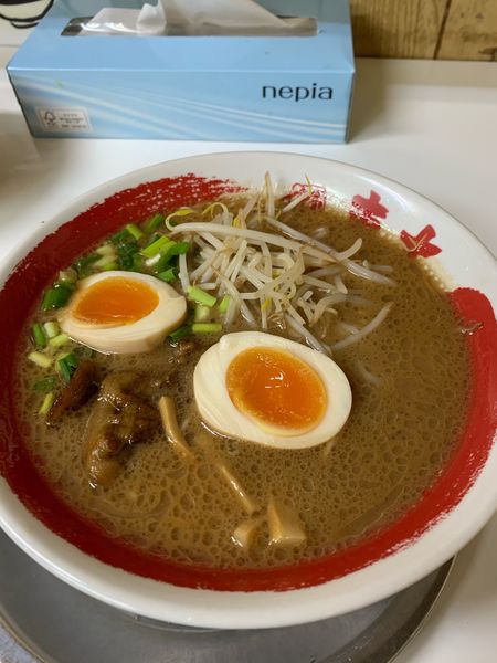 「徳島ラーメン 味玉付」@ラーメン東大 大道本店の写真