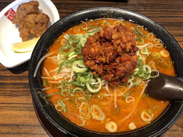 「ハバネロ鬼辛四川味噌ラーメン 5辛 ¥920」@藤一番 十一屋店の写真