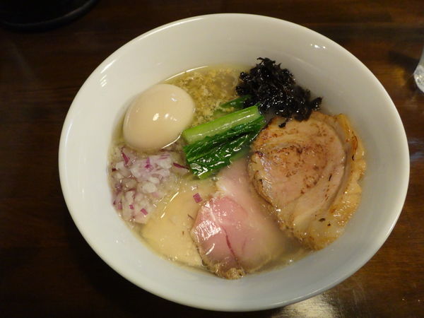 「特製貝節潮そば（1050円）」@CLAM＆BONITO貝節麺RAIKの写真