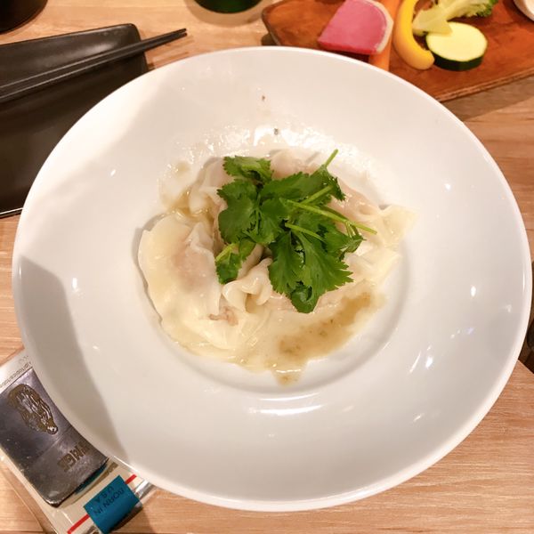 「ゴルゴンゾーラ水餃子」@府中餃子バル あわ屋の写真