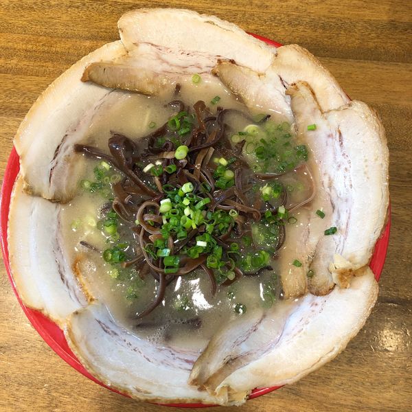 「チャーシューメン(850円)+替玉(130円)」@拉麺エルボーの写真