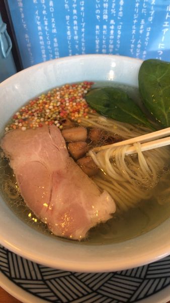 「貝だしラーメン800円」@SALT AIRの写真