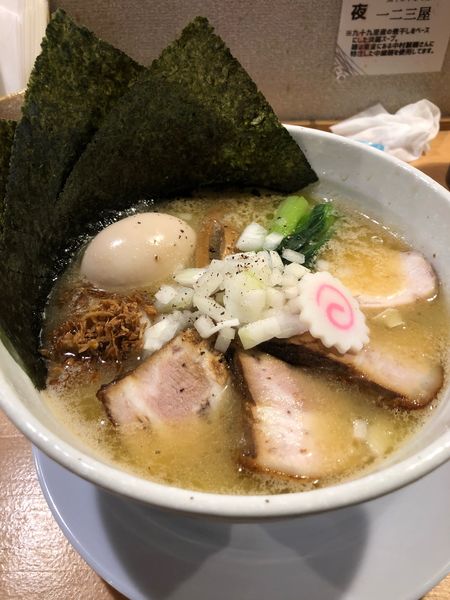 「特製　鶏白湯　1180円」@自家製手打ち麺 粋やの写真