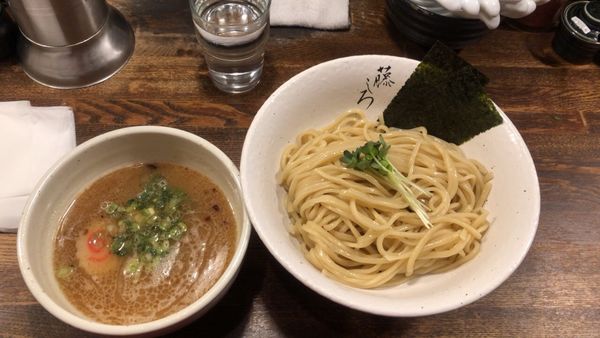 「鶏白湯つけ麺中盛り同額」@麺屋 藤しろ 目黒店の写真
