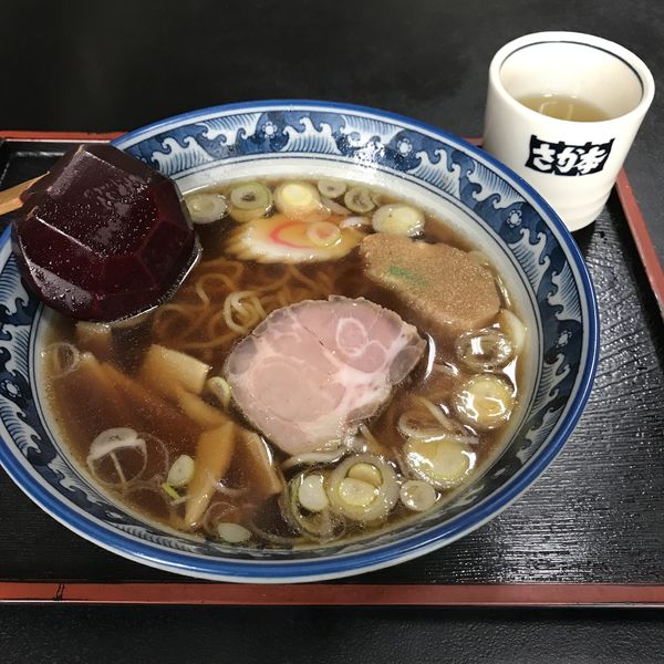 「ラーメン（￥580）」@さか本の写真