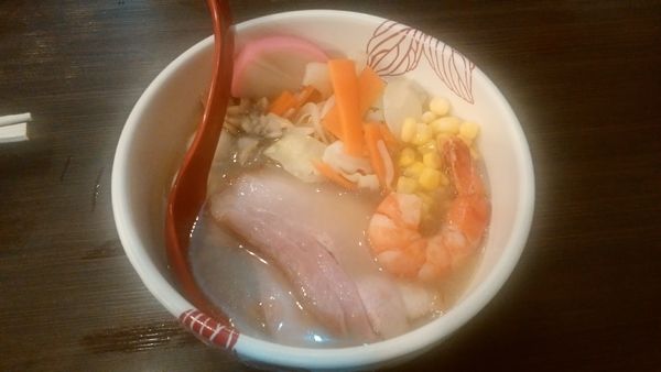 「【居酒屋限定】貝出汁 鶏白湯 海鮮ちゃんぽん風」@麺処 あす花の写真