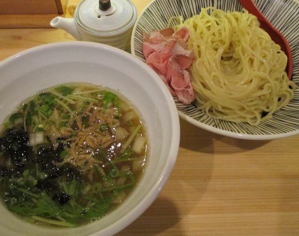 「塩つけ麺（並）900円」@焼きあご塩らー麺 たかはし 渋谷店の写真