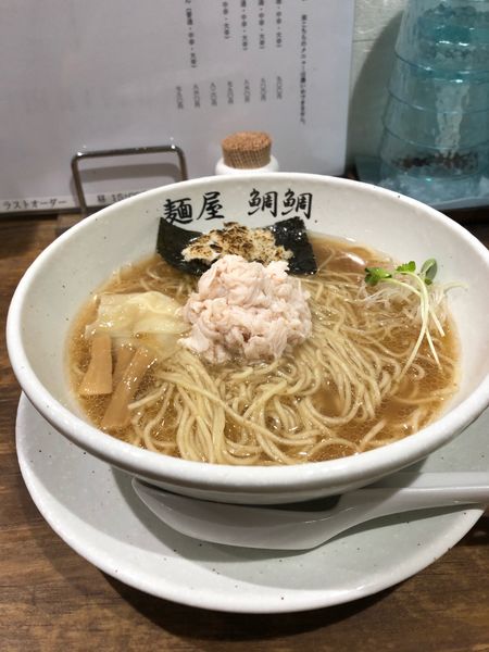 「真鯛白湯ラーメン　醤油780円」@麺屋 鯛鯛の写真