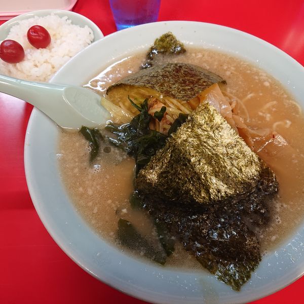 「ネギラーメン並850円、小ライス100円」@ラーメンショップ 薮塚店の写真