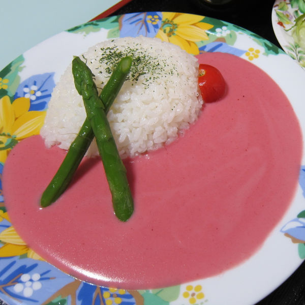 「ピンク華麗 1,330円 + A(サラダ・味噌汁) 210円」@和風カフェスタイルギャラリー 大榎庵の写真