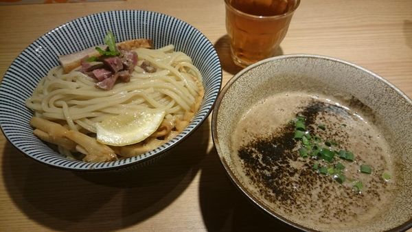 「【遡り】ラム塩豚骨つけ麺」@自家製麺 MENSHO TOKYOの写真