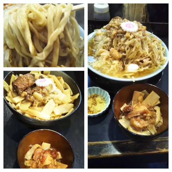 「ラーメン+生姜タレ+油入りメンマ」@自家製麺 No11の写真