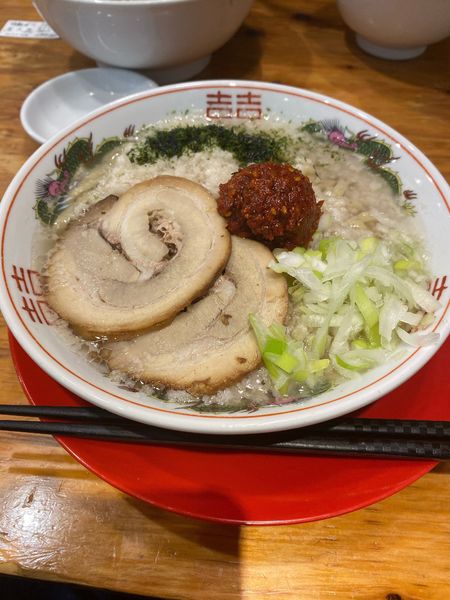 「期間限定メニュー　辛味噌鬼脂？」@つけめんTETSU さいたま特別版の写真