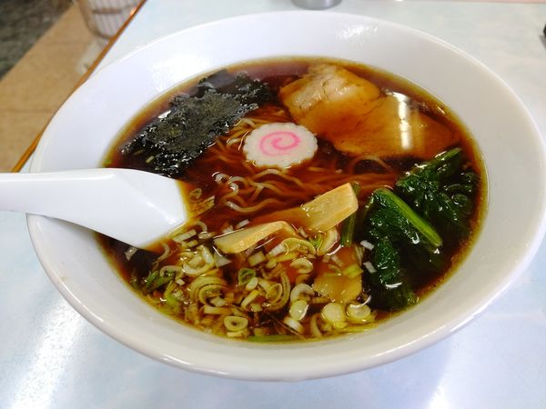 「ラーメン(並盛)410円」@第一食堂の写真