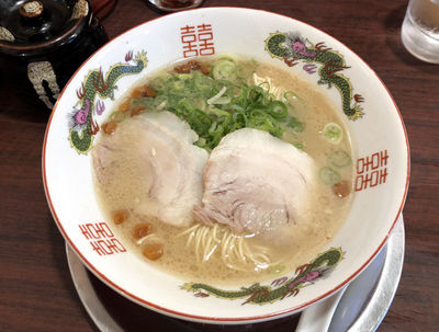 「とんこつ久留米ラーメン（730円）」@久留米ラーメン 福ヤ 南越谷店の写真