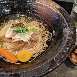 鶏が鳴かない ramen 塩対応 (麺硬) ＋追加トッピング：季