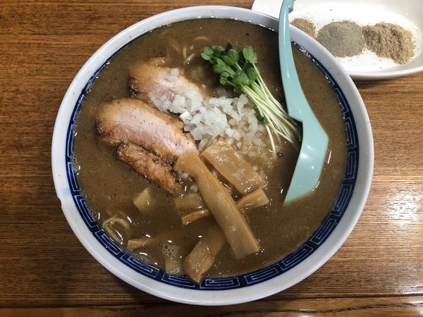 「豚煮干（濃厚）」@豚男爵の写真