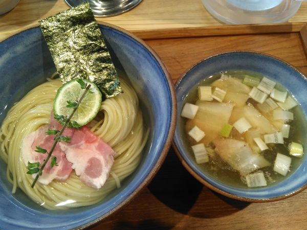 「昆布水のつけ麺（塩）¥900」@YOKOKURA STOREHOUSEの写真