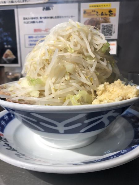「塩らーめん 野菜マシ ニンニク多め 720円」@ラーメン大 下高井戸店の写真
