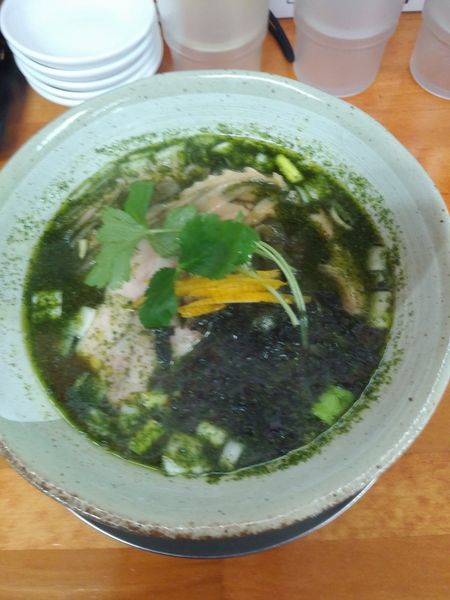 「昆布だしの青さそば」@栃木中華そば 神志の写真