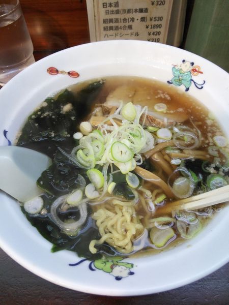 「ラーメン　餃子」@天龍 銀座街店の写真