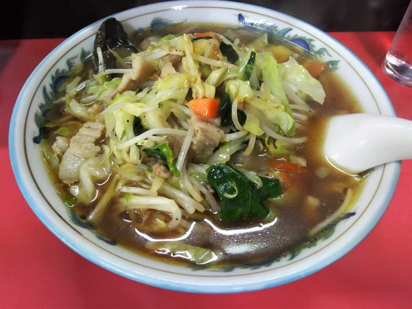 「肉野菜そば￥780」@つるや食堂の写真