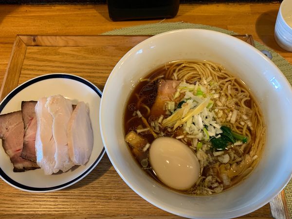 「限定　鶏肉清湯ラーメン」@中華蕎麦 はざまの写真