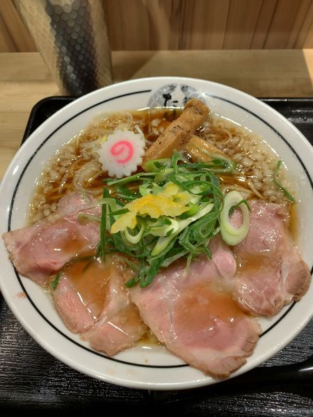 「豚骨清湯ラーメン」@麺屋 たけ井 阪急梅田店の写真