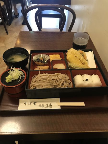 「そば重セット 天婦羅 750円」@厩橋川連の写真