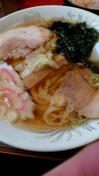 「ラーメン(醤油) ランチCセット」@手打ちラーメン 恒の写真