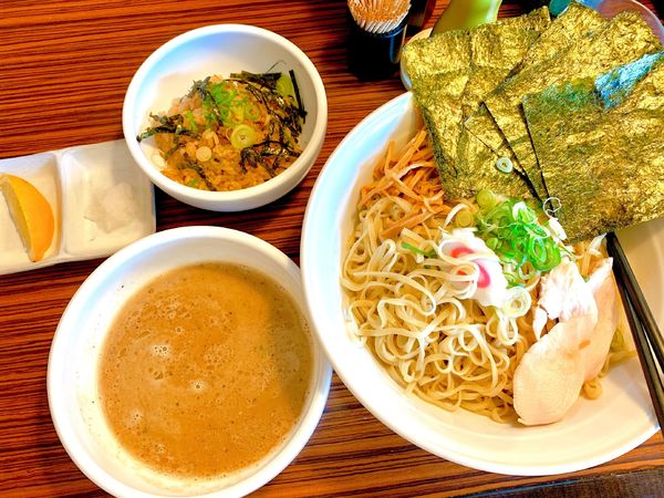 「秋刀魚だしつけ麺」@秋刀鮪だし 宣久の写真