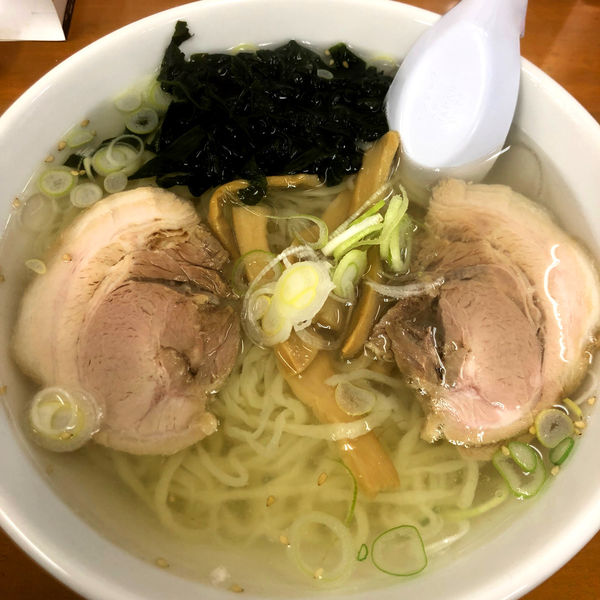 「塩ラーメン　650円」@手打ちラーメン 鈴音の写真