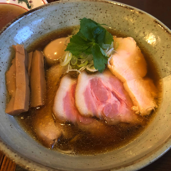 「政宗（醤油）820円」@つけ麺 弥七の写真