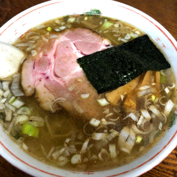「素ラーメン（具入り）750円」@米屋の写真