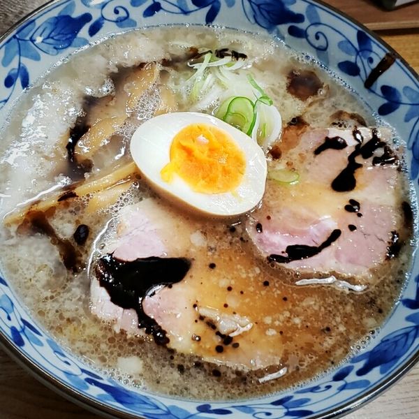 「背脂ラーメン（クーポン券利用）０円」@中華そば 佐とうの写真