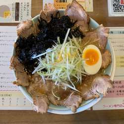 チャーシュー麺岩海苔トッピング