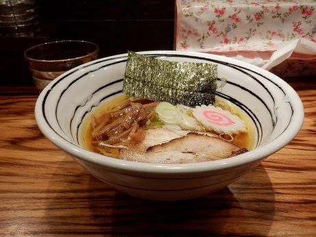 「ミニ（麺・スープ半分）」@ラーメンバル 青の写真