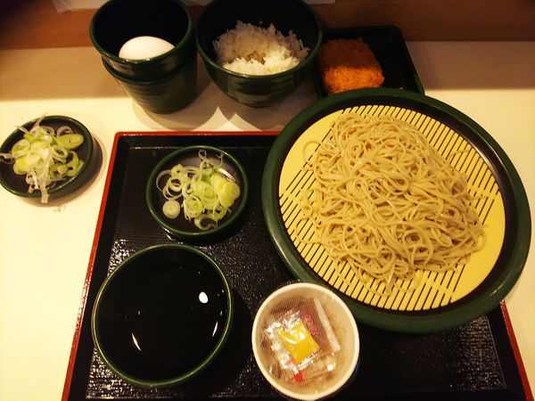 「もりそば」@ゆで太郎 名古屋長者町店の写真