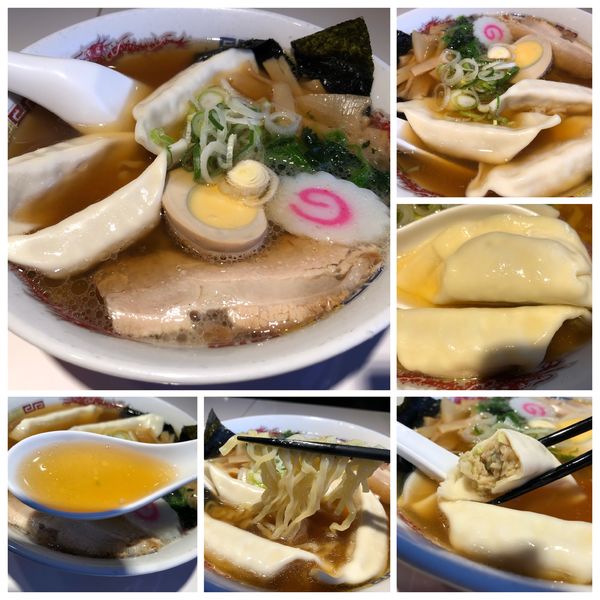 「佐野餃ラーメン 940円」@宇味家 JR宇都宮駅構内店の写真