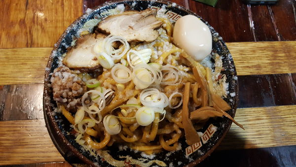 「爆盛油脂麺」@らーめん 平太周 味庵の写真