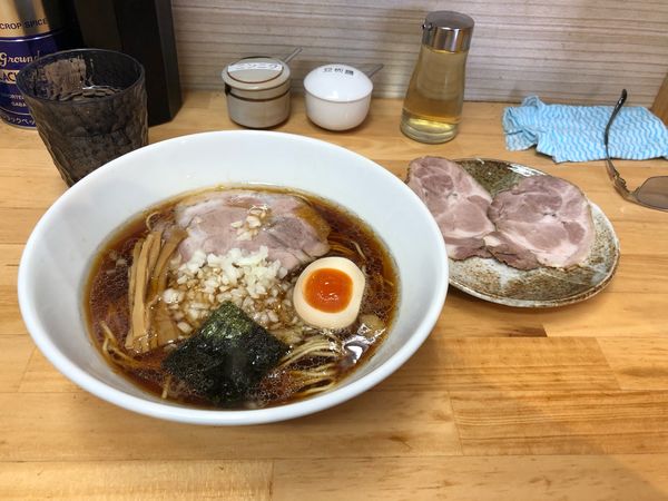 「ラーメン　650円　2枚チャーシュー150円」@一陽来福の写真