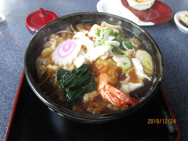 「天ぷらとじ蕎麦 950円」@信州の写真