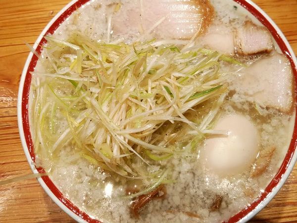 「ねぎそば（こってり）＋味付玉子」@田中そば店 秋葉原店の写真