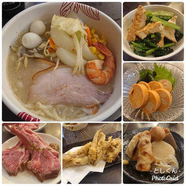 「【限定】貝出汁鶏白湯 海鮮ちゃんぽん風」@麺処 あす花の写真