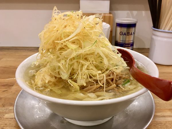 「ネギらーめん 塩味 大盛」@麺や 七彩 八丁堀店の写真